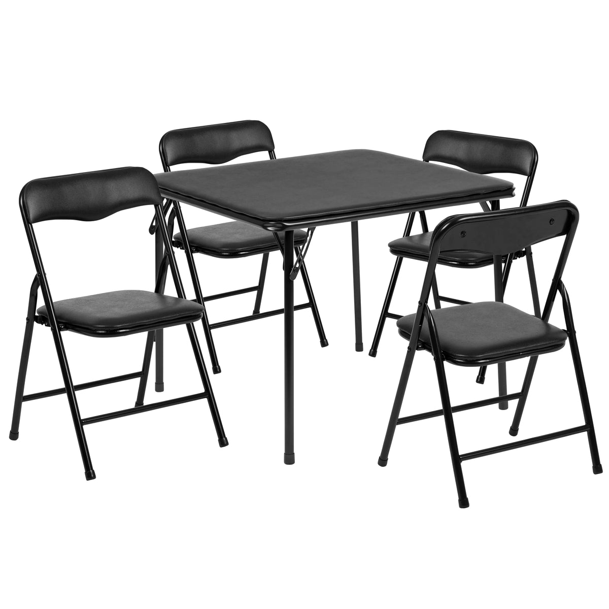 5 Piece Kid's Folding Table and Chairs Set Q73838