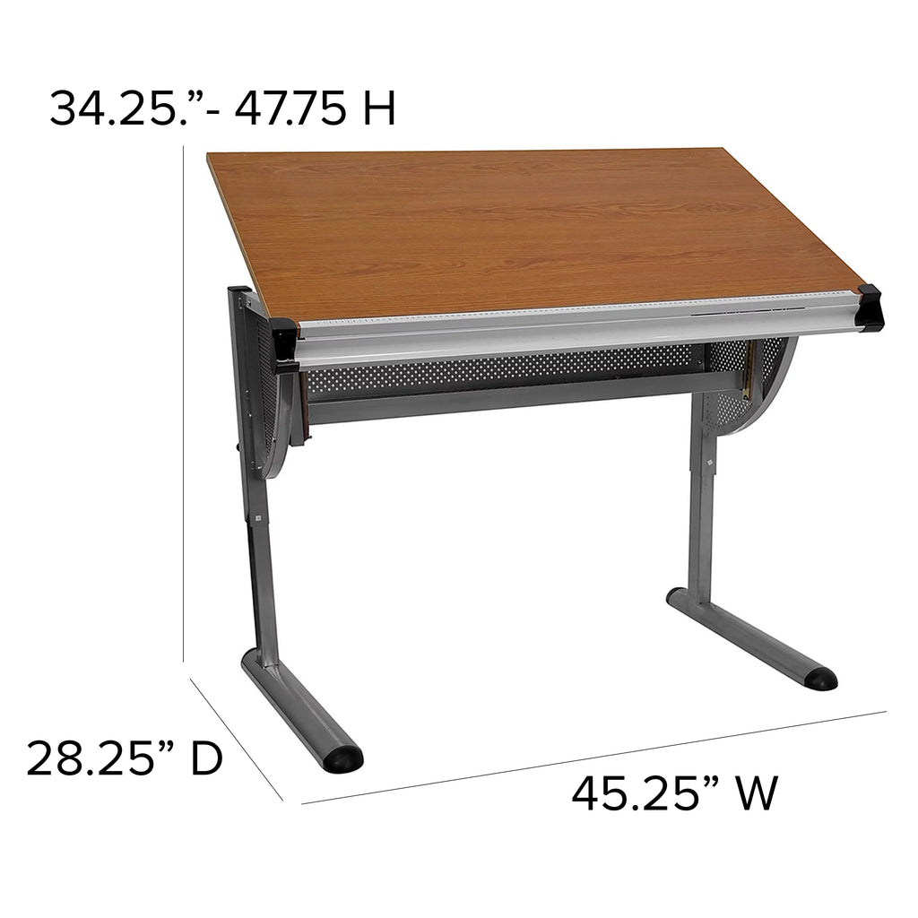 Adjustable Drawing and Drafting Table L33543
