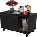 Cat Litter Box Enclosure with Scratch Pad R143