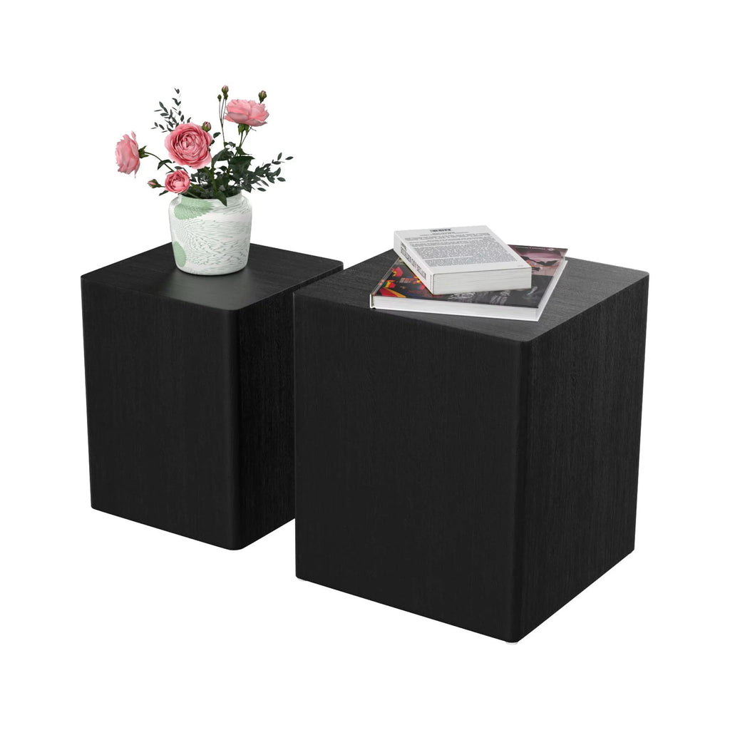 Black Oak Nesting Table Set of 2 U28208