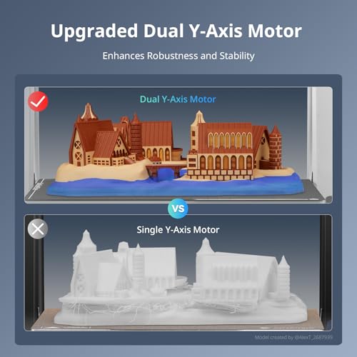 3D Printer with Multi Color Printing, 420x420x500mm Build Volume, Auto Leveling X122818