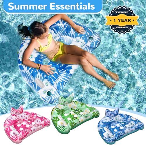 3 Pack Inflatable Pool Floats with Cupholders X218