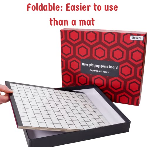 Foldable Dry Erase Battle Grid Game Board 27x23 inches Y402