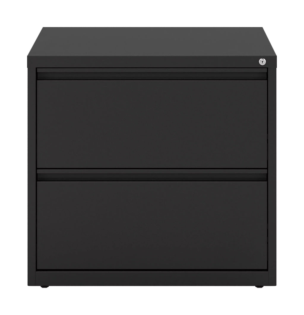 30 inch Wide 2 Drawer Metal Lateral File Cabinet Black P223