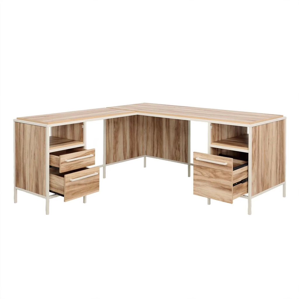 Engineered Wood L-Desk S88818
