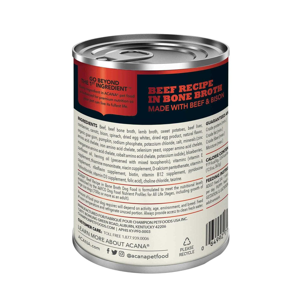 Beef Recipe Dog Food in Bone Broth Z653