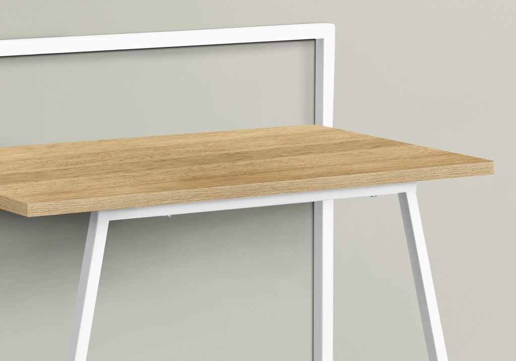 Small Wood-Look Metal Computer Desk I330