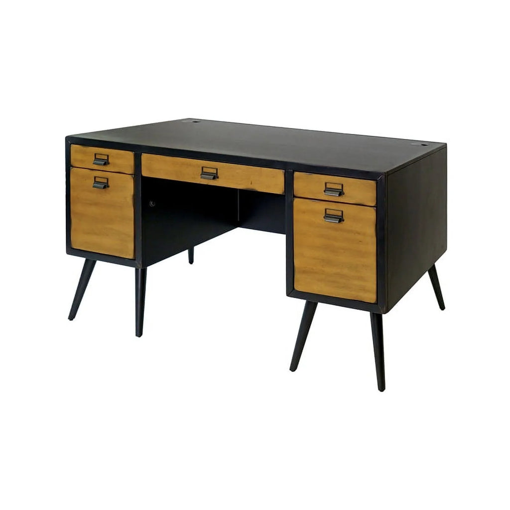 Black Wood Executive Desk K112