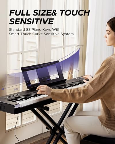 88 Key Semi-Weighted Digital Piano N326