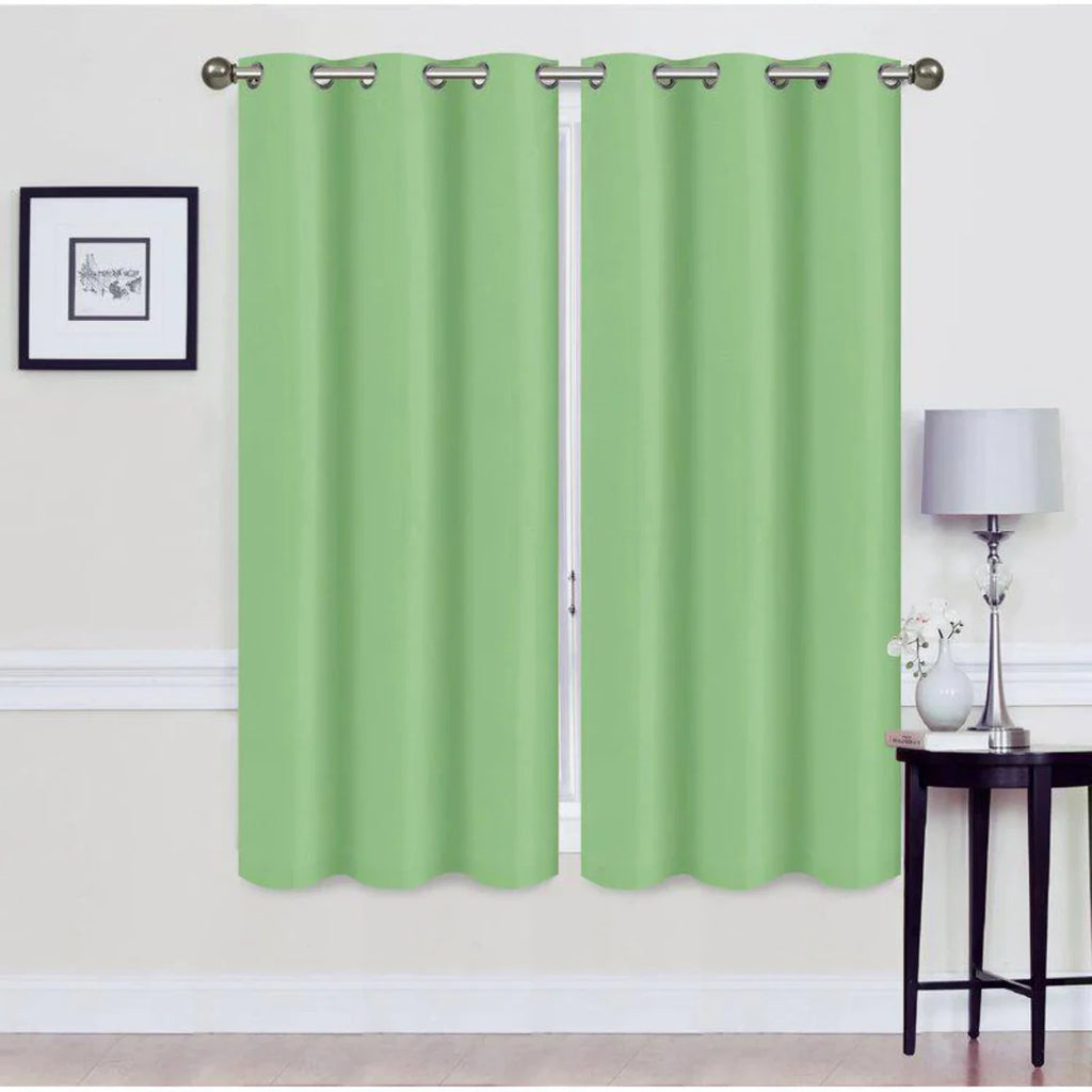 Set of 2 Blackout Grommet Curtain Panel B543556