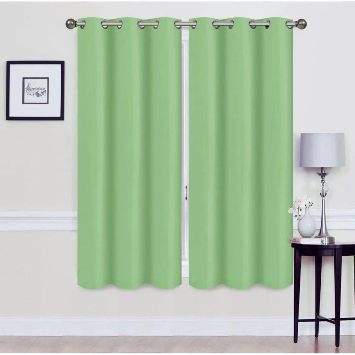 Set of 2 Blackout Grommet Curtain Panel B543556