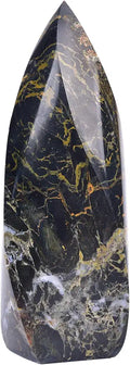 Large Pietersite Crystal Tower 4 Sides Spiral 1.1-1.7 Lbs A22714