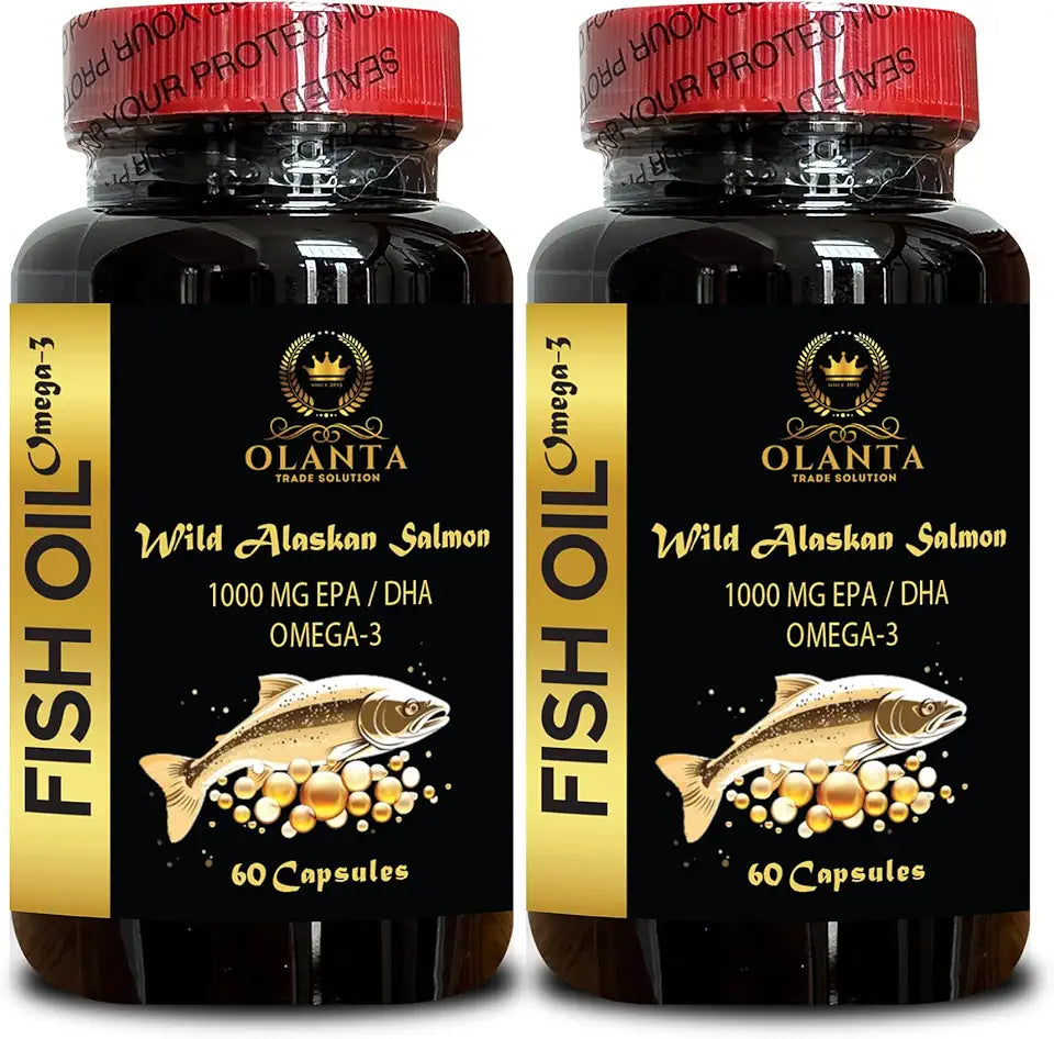 Wild Alaskan Salmon Oil Omega-3 Fish Oil Supplement 120 Capsules C49973