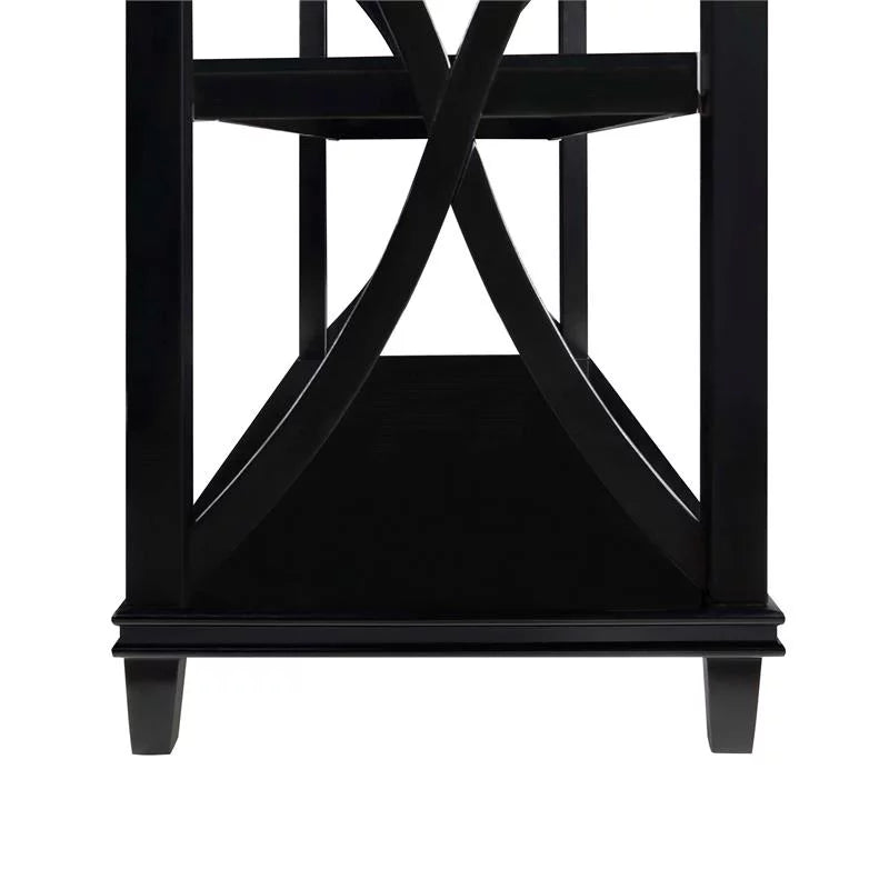 Black Wood Console Table N4598