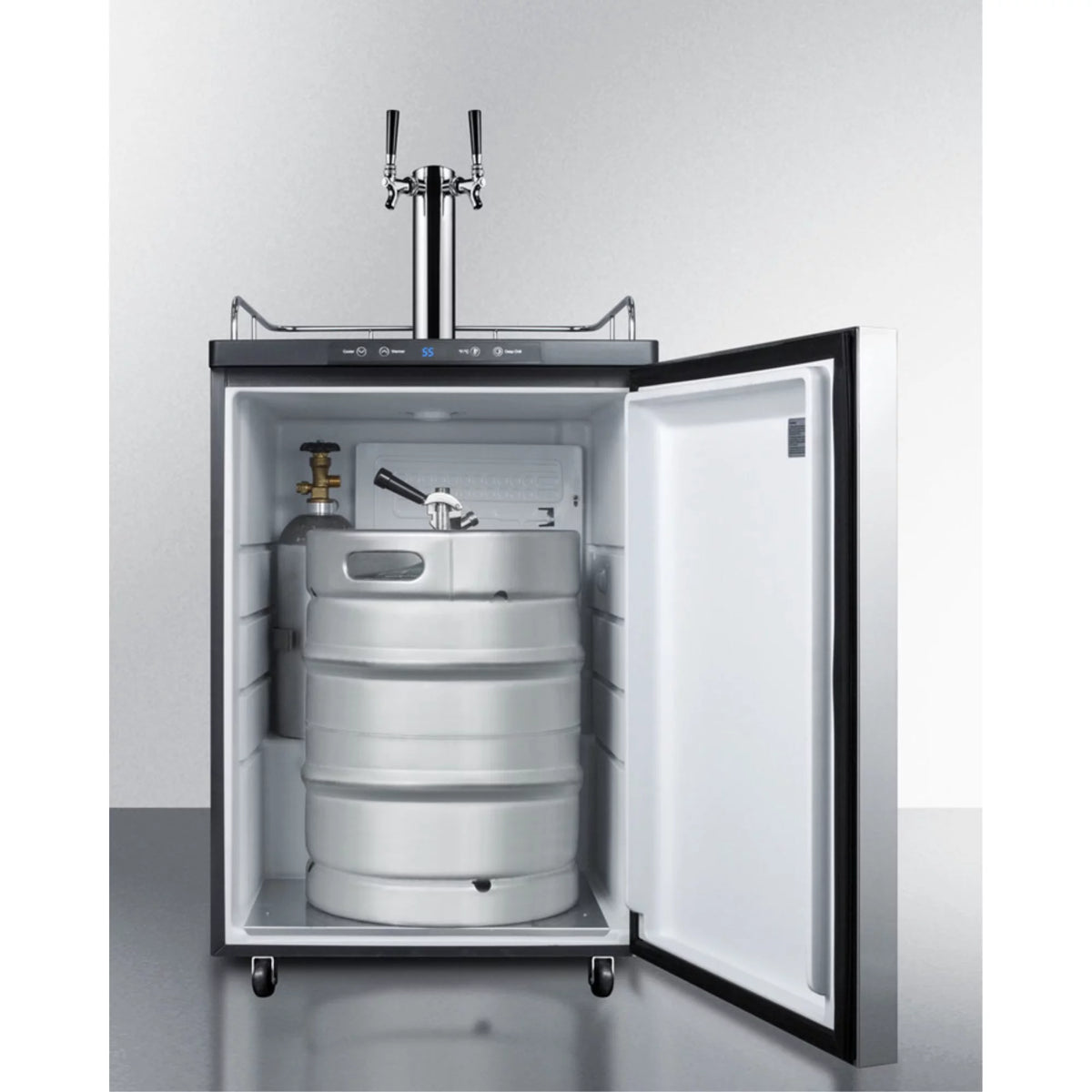 Built-in Beer Dispenser with Digital Thermostat and Dual Tap System Z510