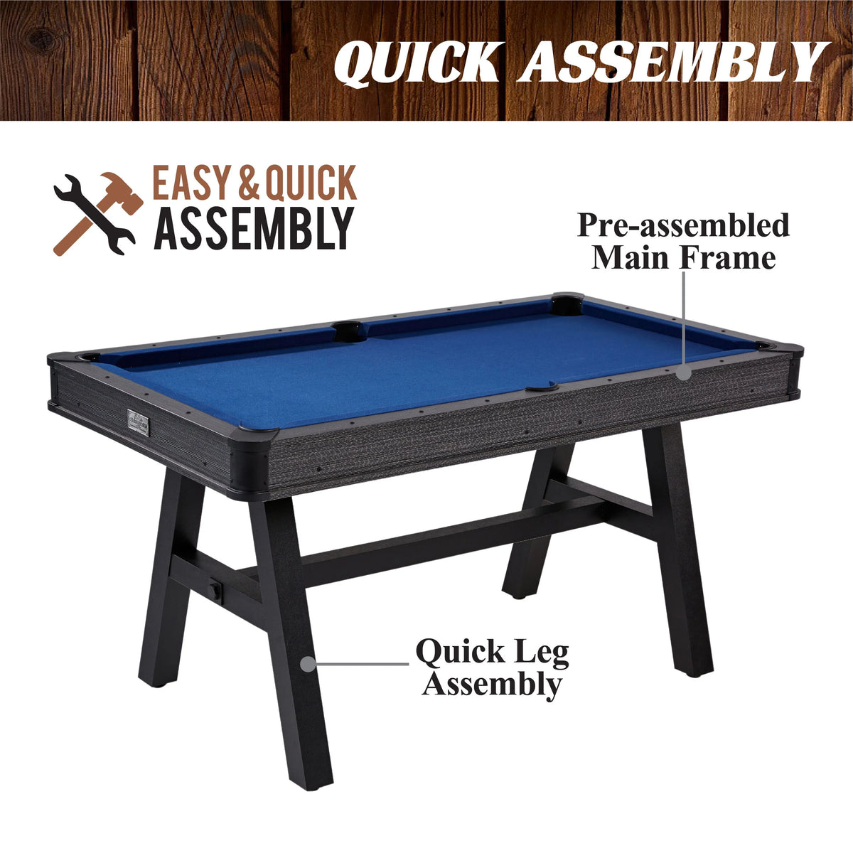 60" Pool Table P4516