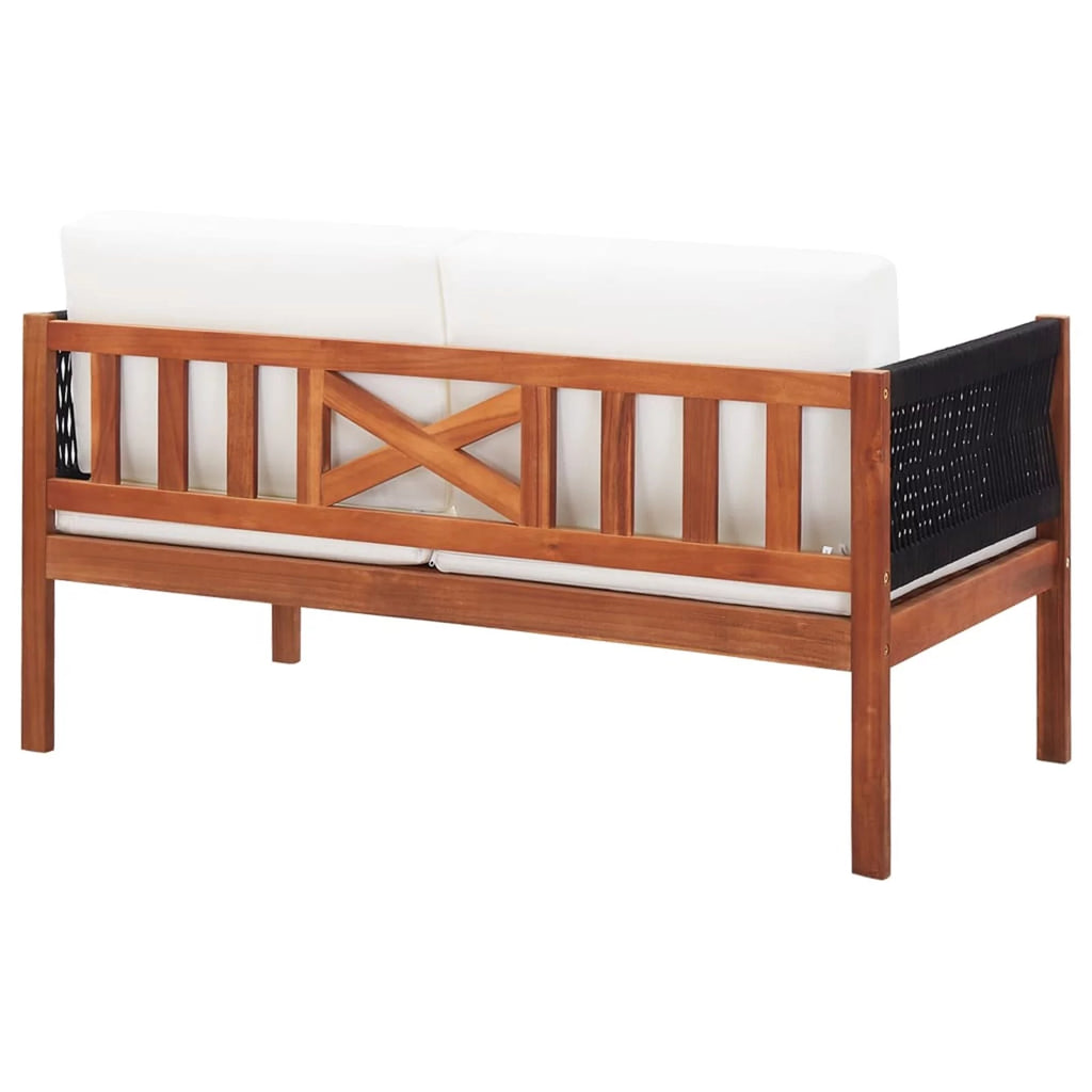 2-Seater Acacia Wood Patio Sofa R1318
