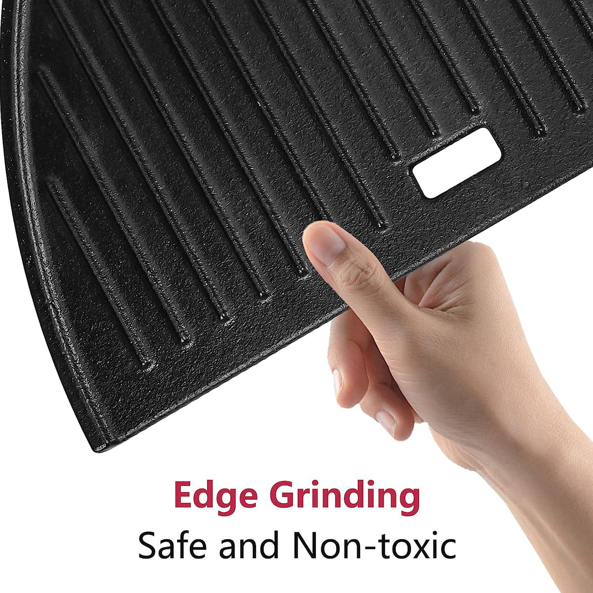 24” Half Moon Cast Iron Reversible Grill Griddle O42982
