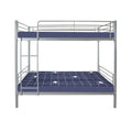 Twin-over-Twin Bunk Bed with Metal Frame and Ladder H3177