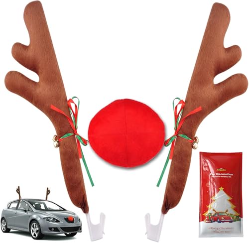Car Reindeer Antler Kit with Tail Nose H26188