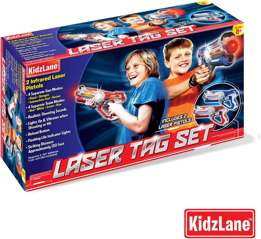 Set of 2 Green Orange Infrared Laser Tag Game L487