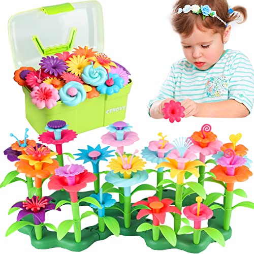 Toddler Building Blocks Stacking Toy with Storage Box Q78298