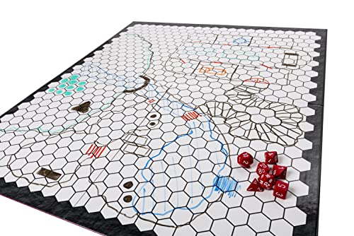 Foldable Dry Erase Battle Grid Game Board 27x23 inches Y402