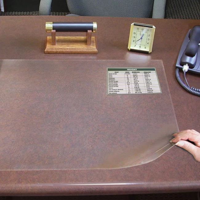 Clear Plastic Desk Protector, 24 x 19 Z859