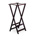 Mahogany Finish Teak Wood Tray Stand Z7369