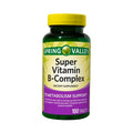 Vitamin B-Complex Tablets Dietary Supplement, 100 Count J1863