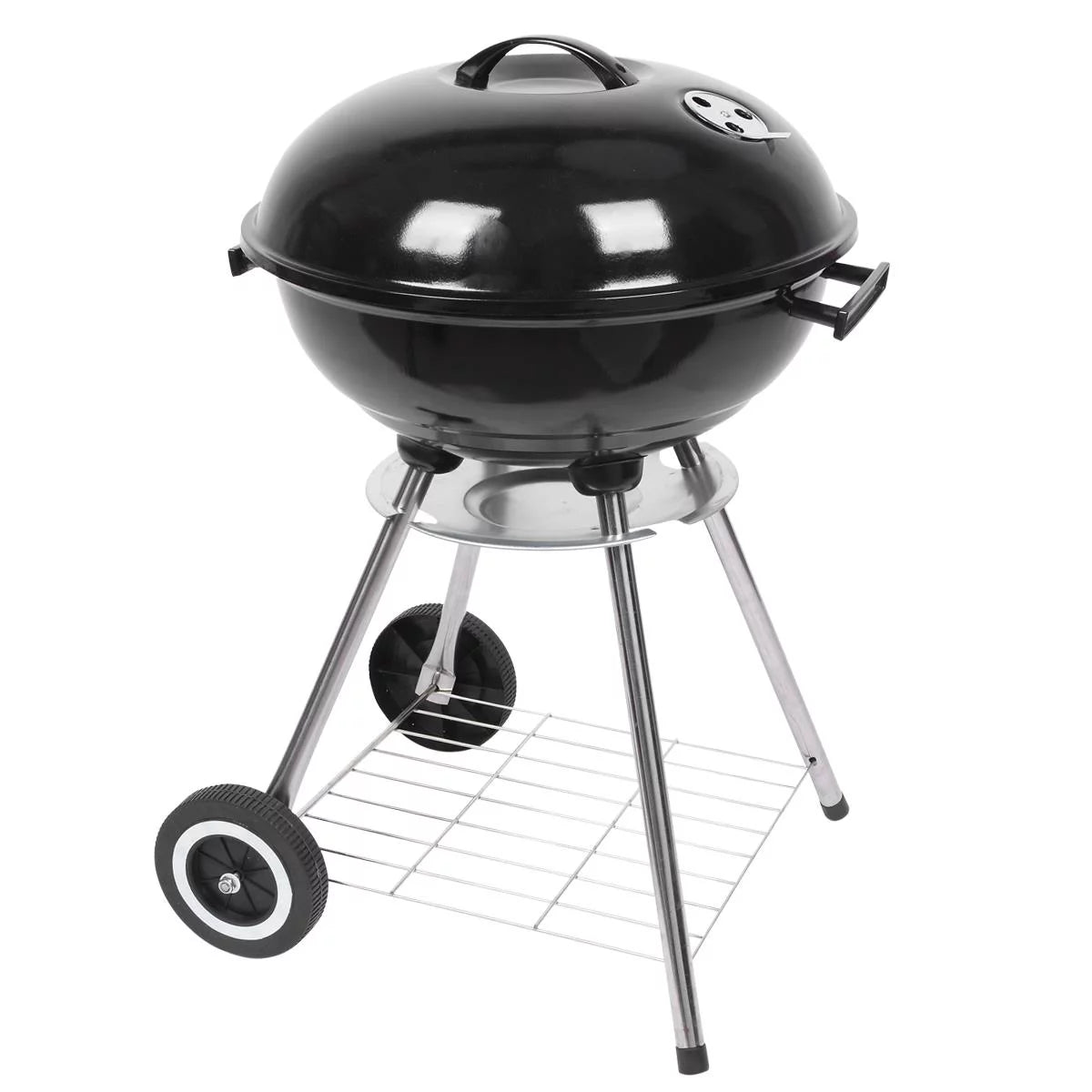 18" Portable Charcoal Grill with Wheels L724066