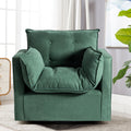 Green Upholstered Swivel Accent Chair R6436