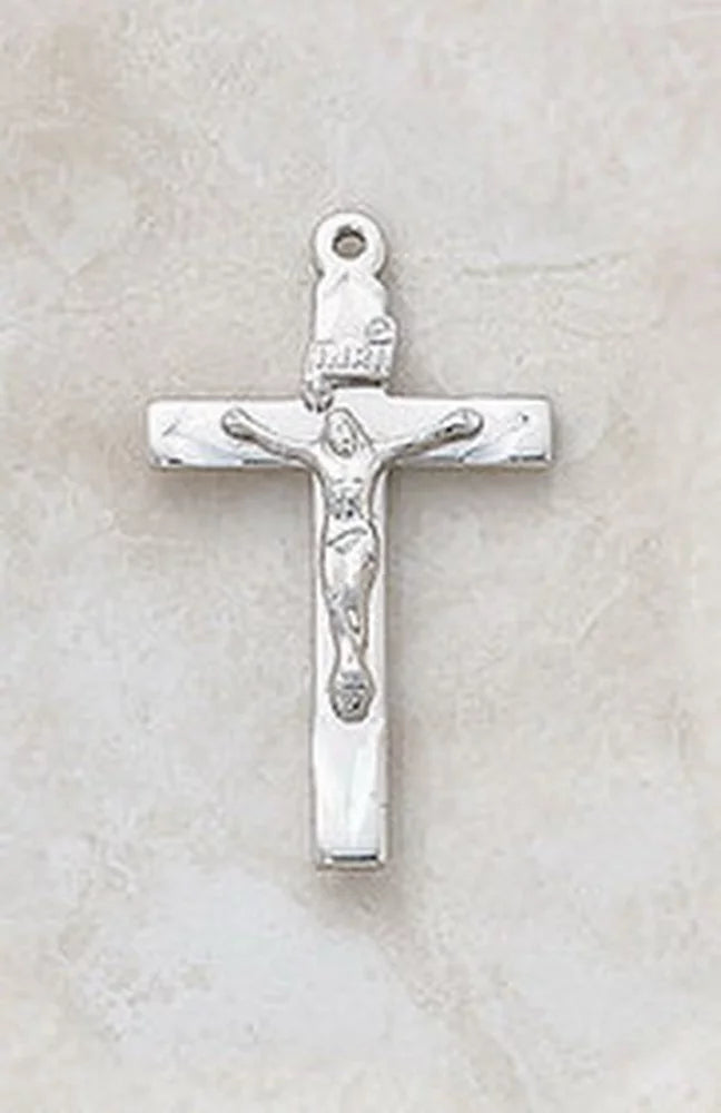 Sterling Silver Crucifix W325