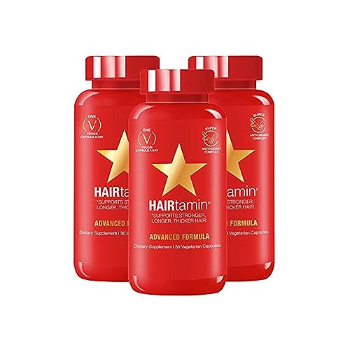 Vegan 5000 Mcg Biotin Hair Vitamins 3-Pack Z8519