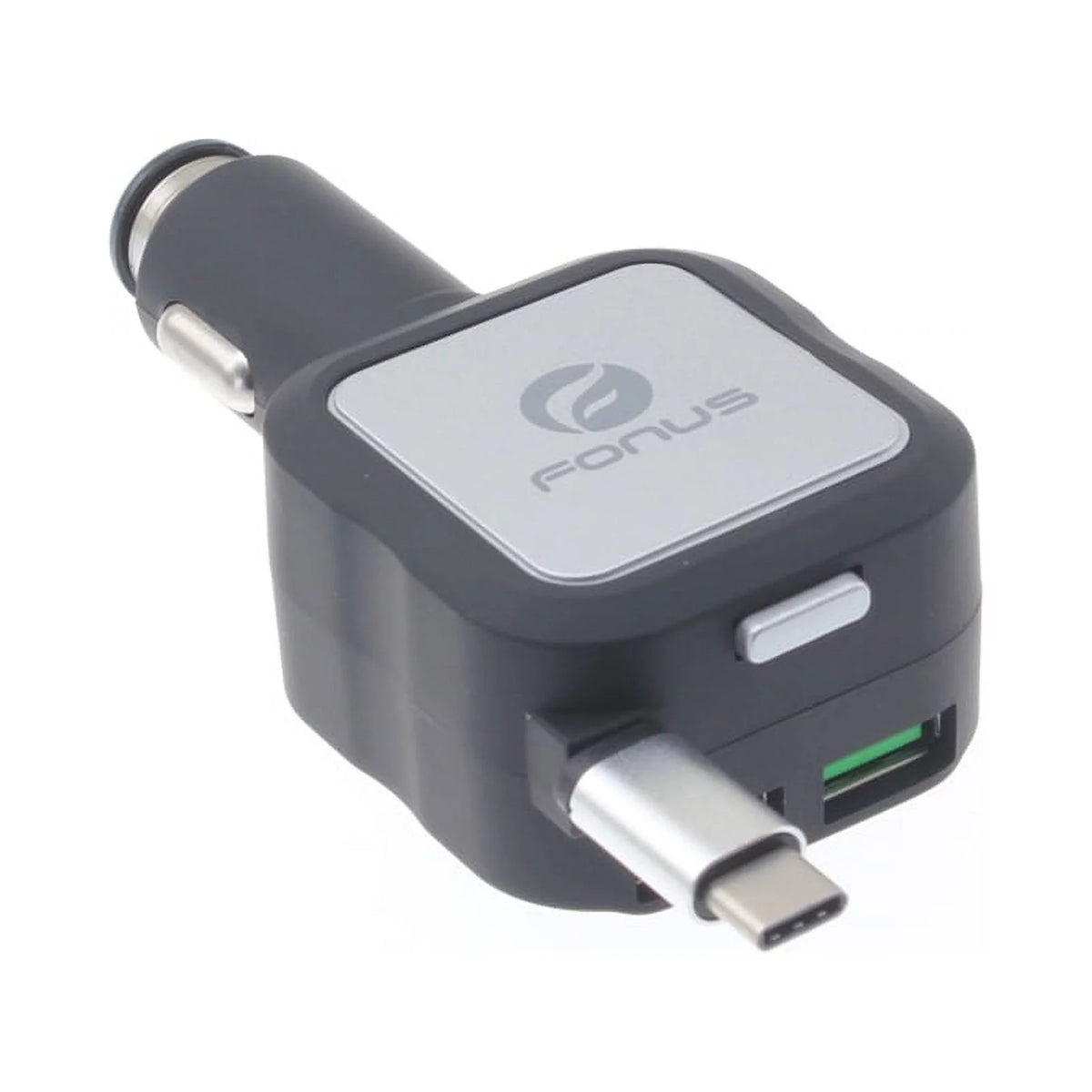 Retractable Mono Earphone with Car Charger Y619