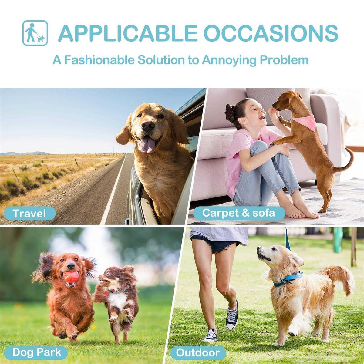 3 Pack Washable Reusable Dog Diapers N5609
