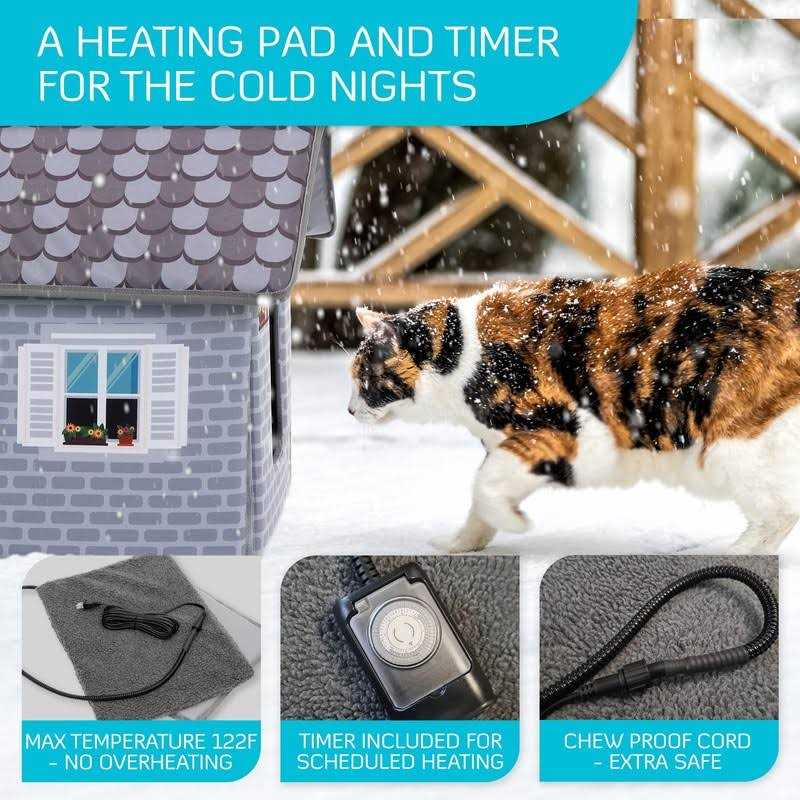 Heated Cat Houses Y6284