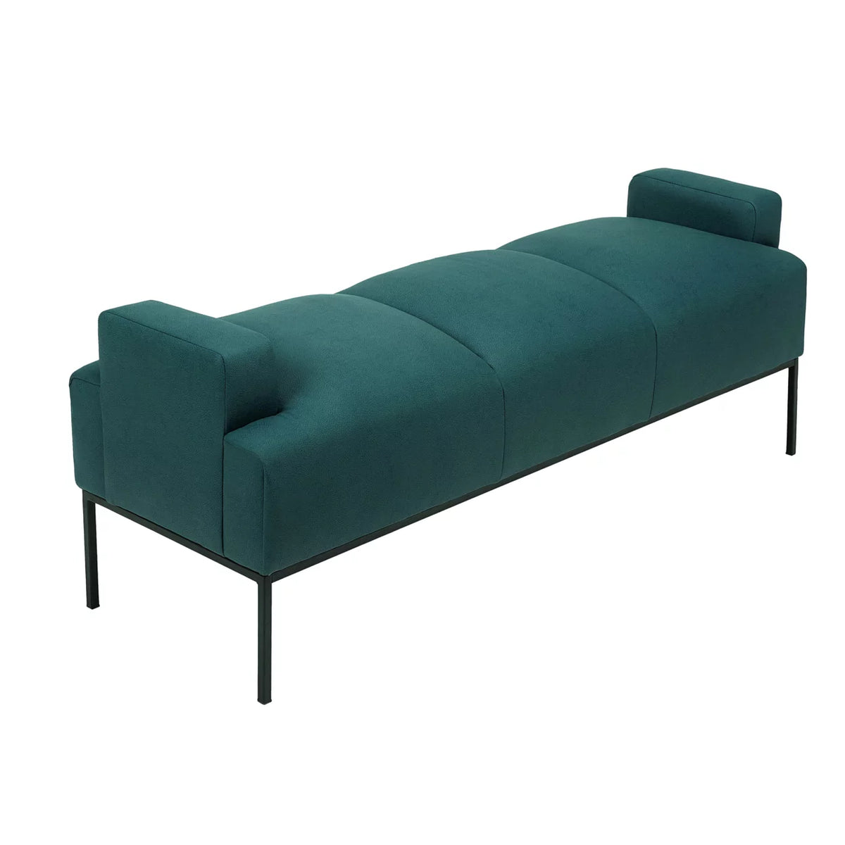 PU Leather Ottoman with Metal Frame K67343