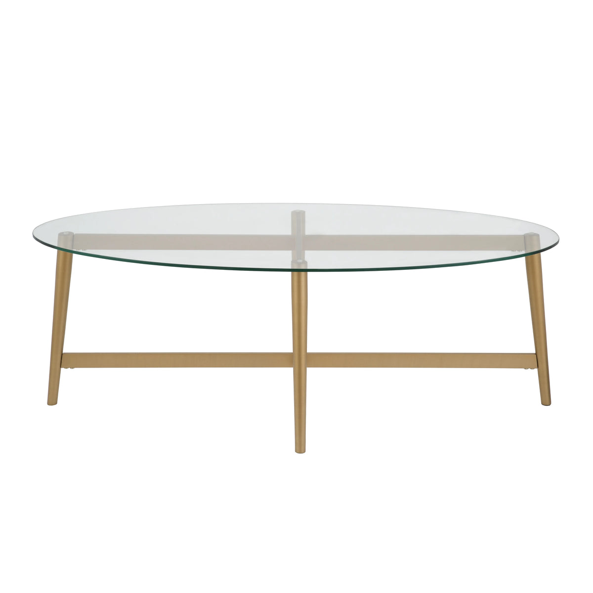 50.5" Wide Oval Coffee Table U59455