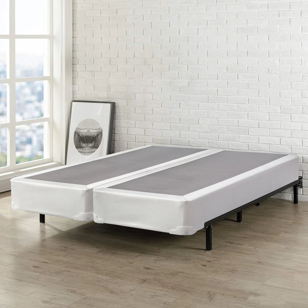 8" Split Wood Box Spring, Twin, White R859635