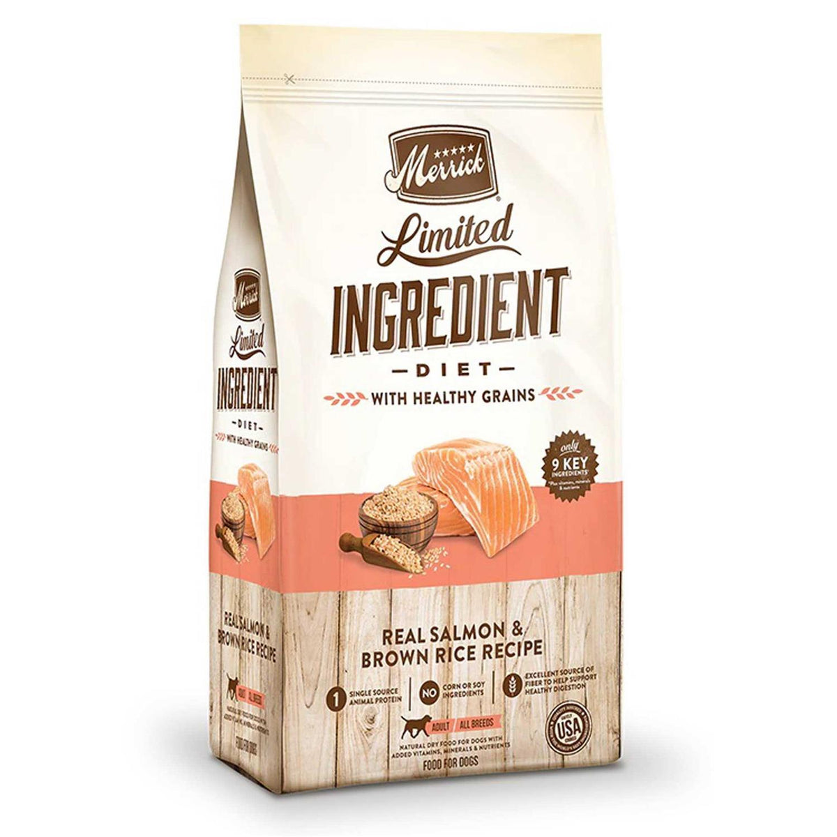 Salmon & Brown Rice Dry Dog Food M5936