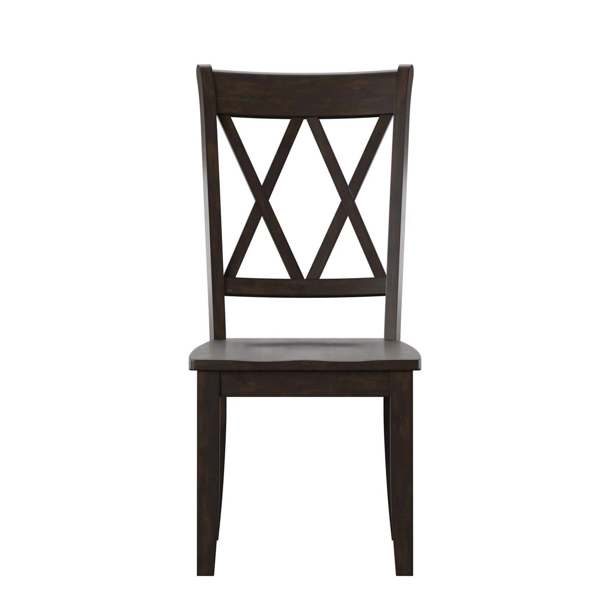 Set of 2 Antique Black Dining Chair M375223