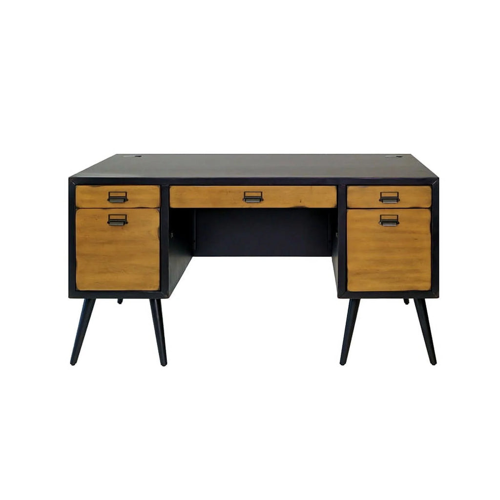 Black Wood Executive Desk K112