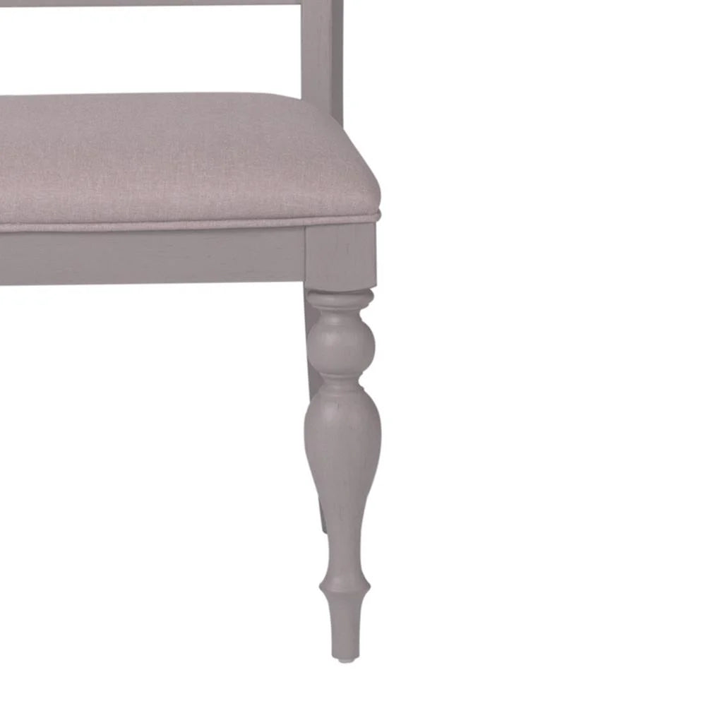 Set of 2 Grey Slat Back Side Chair S14141