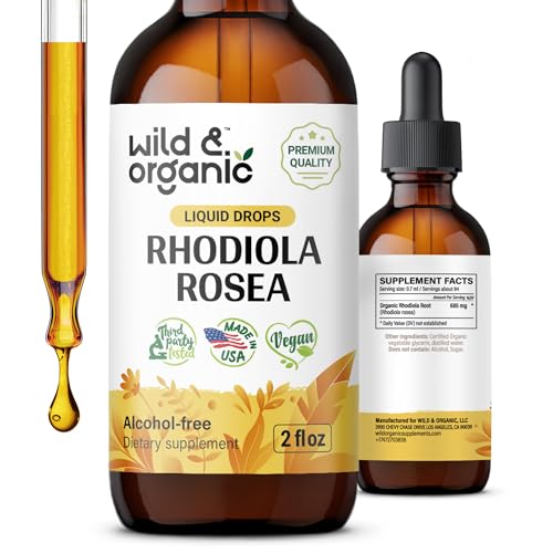 Organic Rhodiola Rosea Liquid Extract 2 fl oz B692