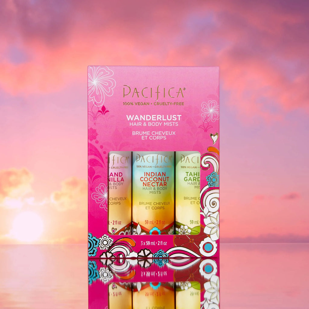 Hair Perfume & Body Spray Trial Set, 3 Scents, Mini Bottles H486