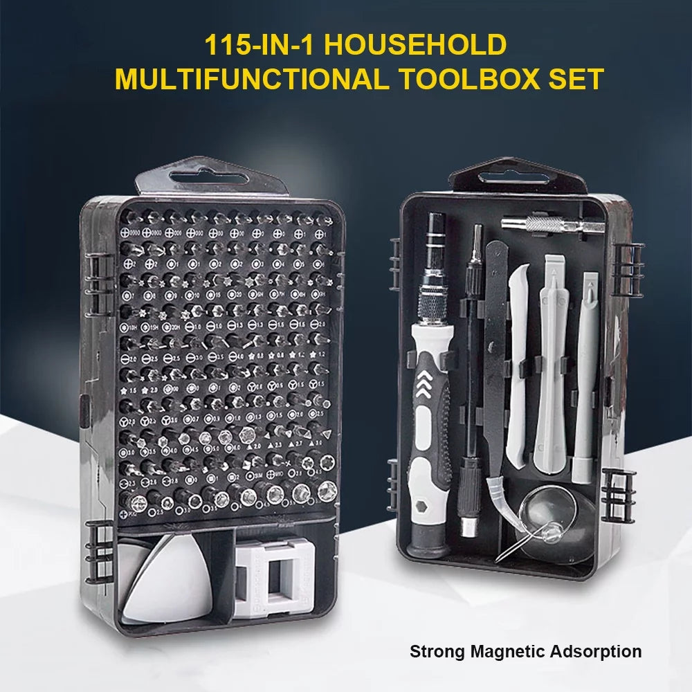 115-In-1 Household Toolbox Set with 98 Bits Z42665