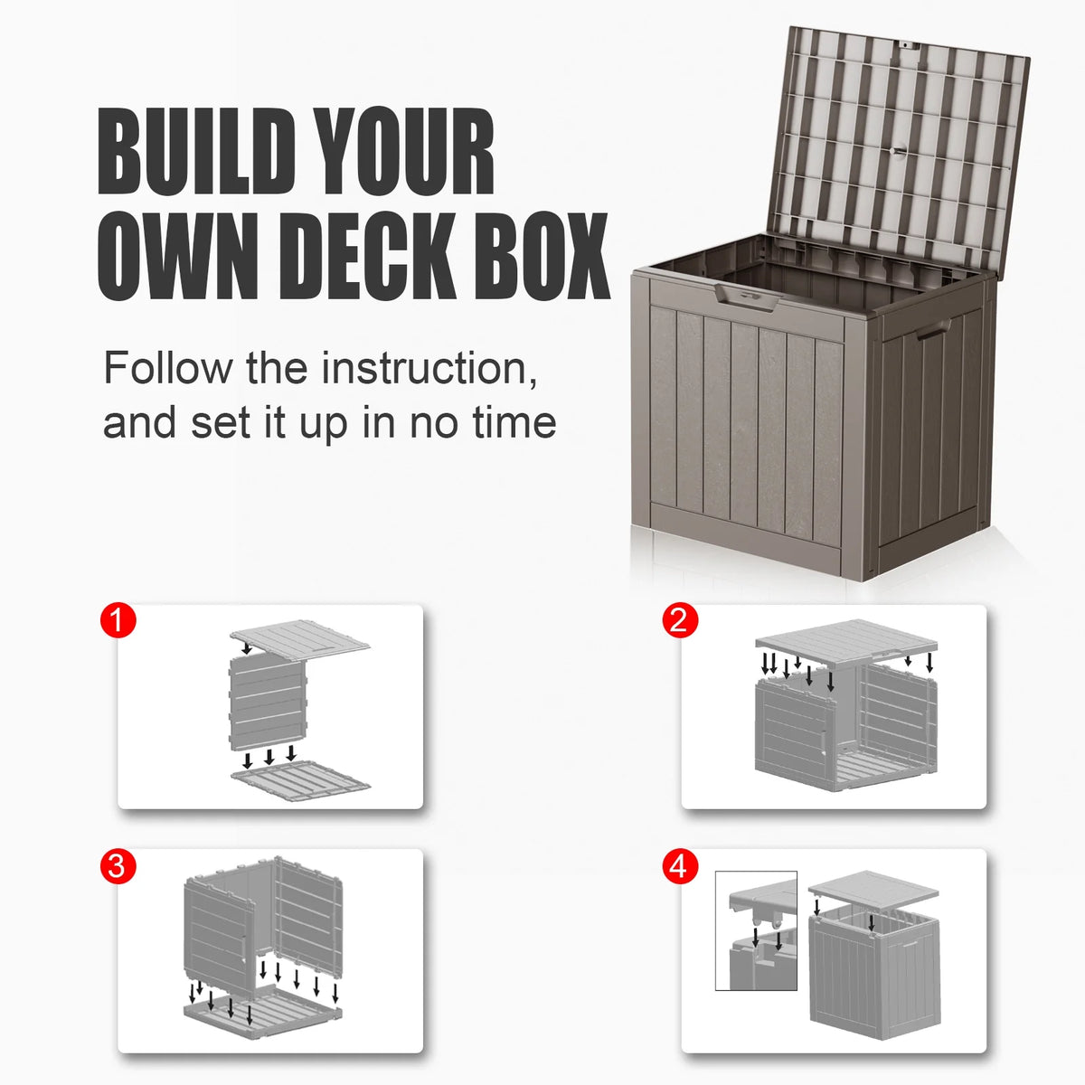 30 Gallon Waterproof Deck Box S76028