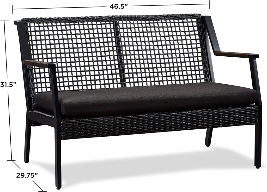 Gray Love Seat E134