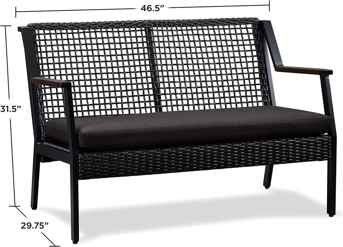 Gray Love Seat E134